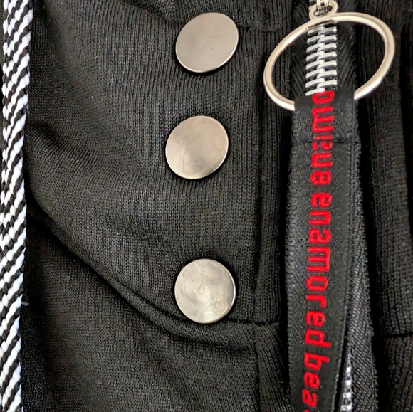 NWOT Black Zip Up Hooded Jacket / Hoodie With Pockets Women's Size S - Picture 3 of 7